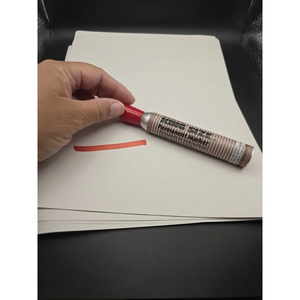 Vintage Sanford King Size Red Permanent Markers Works